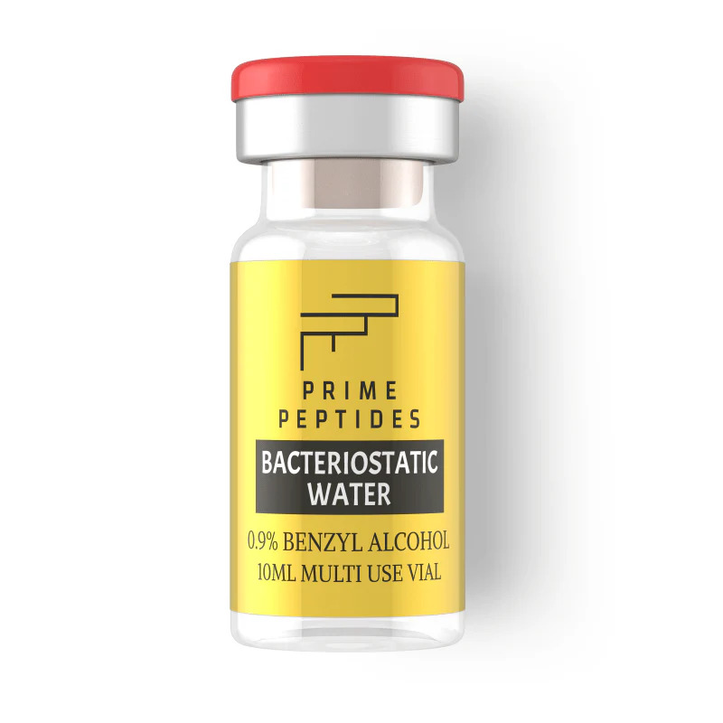 Bacteriostatic Water research peptide vial — Prime Peptides Australia