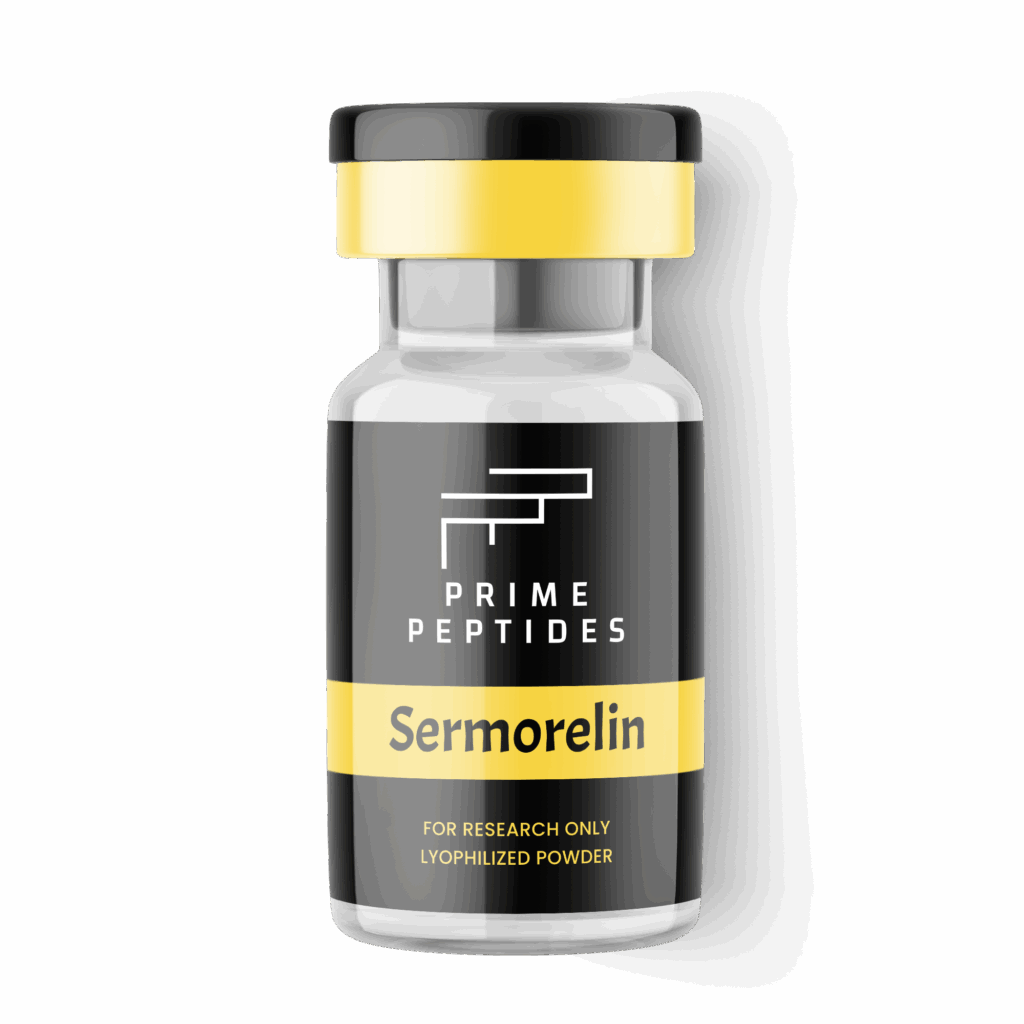 Sermorelin research peptide vial — Prime Peptides Australia